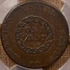 1793 S.4 Chain Periods Flowing Hair Large Cent PCGS VF35 - Image 2