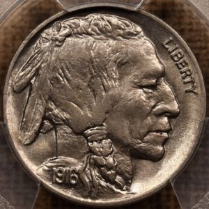 1916-D Buffalo Nickel, PCGS MS64 CAC