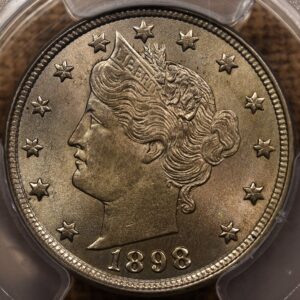 1898 Liberty Nickel, PCGS MS64 CAC