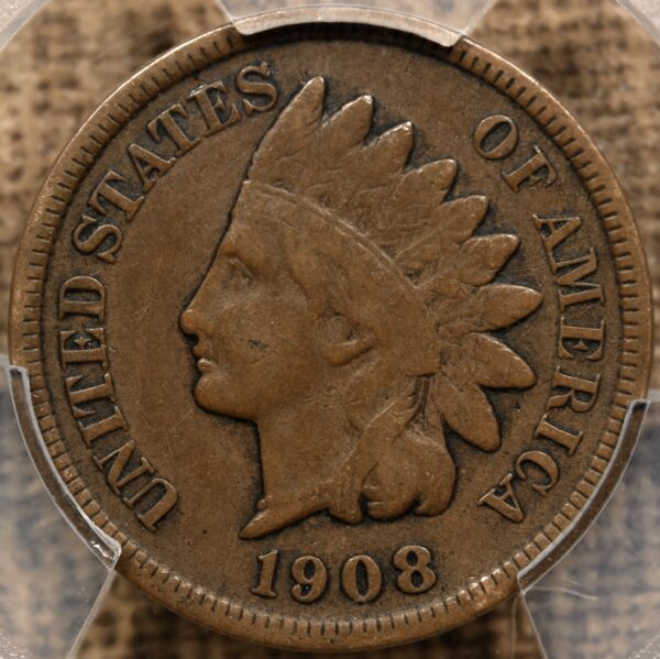 1908-S Indian Cent PCGS VF25