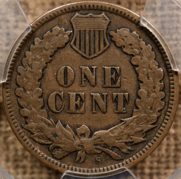 1908-S Indian Cent PCGS VF25 - Image 2