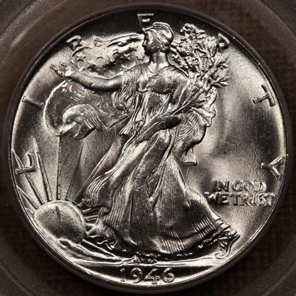 1946 Walking Liberty Half Dollar PCGS MS64 OGH, PQ++