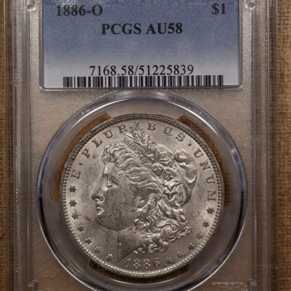 1886-O Morgan Dollar, PCGS AU58 - Image 3