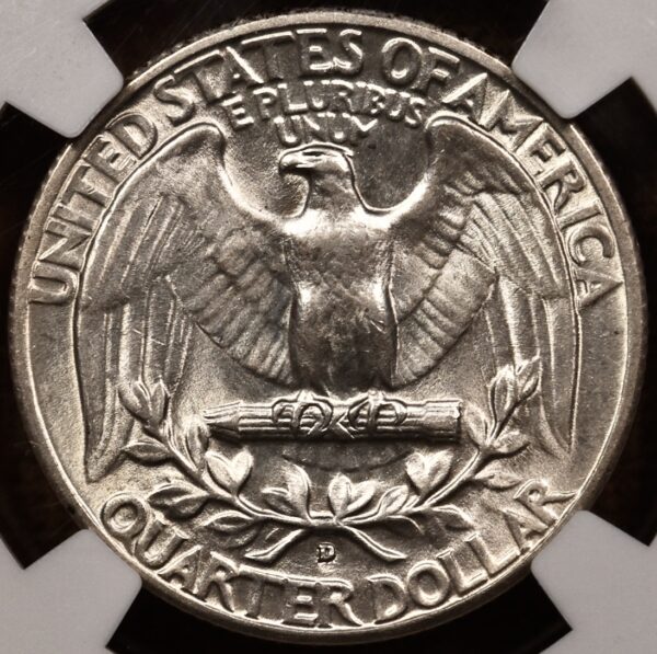 1935-D Washington Quarter, NGC AU58 - Image 2