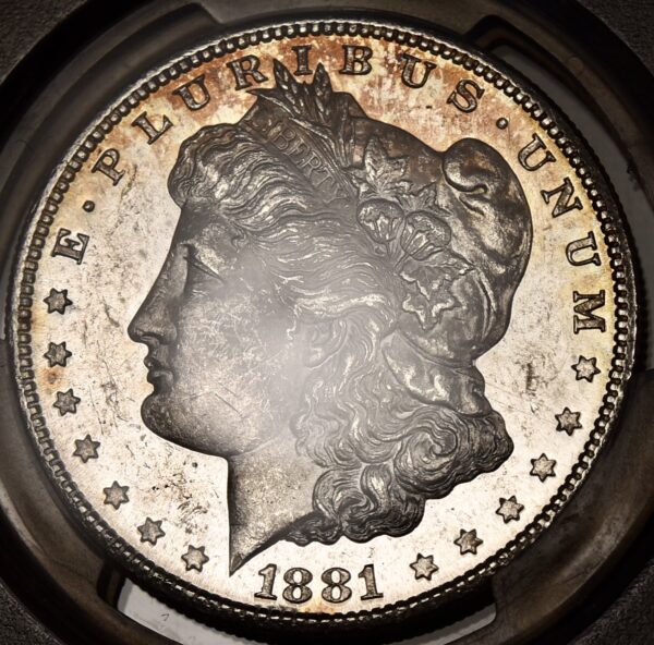 1881-S Morgan Dollar, PCGS MS63 PL - Image 3