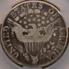 1806 O.116 T-20 Pointed 6 with Stem Draped Bust Half Dollar, CACG VG10 - Image 2