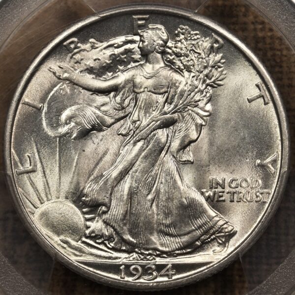 1934 Walking Liberty Half Dollar, PCGS MS64