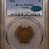 1886 Type 2 Indian Cent, PCGS MS63 BN CAC - Image 3