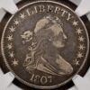1807 O.104 T-5 Draped Bust Half Dollar, NGC VF30 CAC