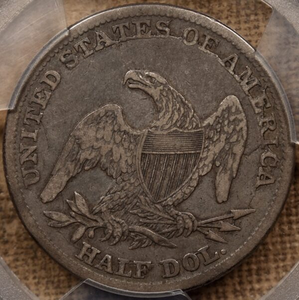 1839-O GR-1 Capped Bust Half Dollar, PCGS VF25 CAC - Image 2