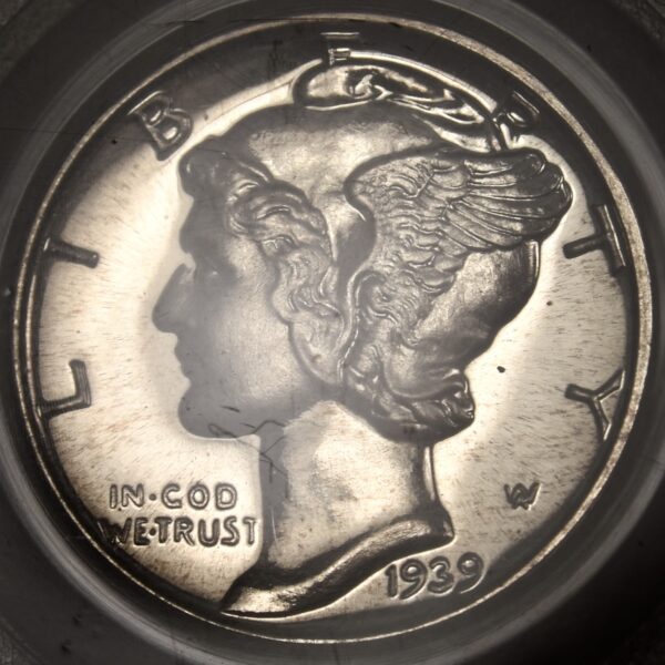 1939 Proof Mercury Dime, PCGS PR66 CAC - Image 3