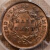 1835 C.1 Classic Head Half Cent, PCGS MS64 RB CAC - Image 3