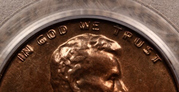 1972 Double Die Obverse Lincoln Cent, PCGS MS63 RB CAC - Image 5