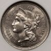 1881 Three Cent Nickel, NGC MS64 CAC