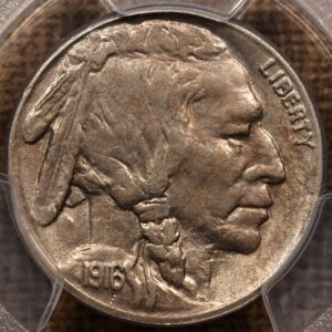 1916-S Buffalo Nickel, PCGS AU58