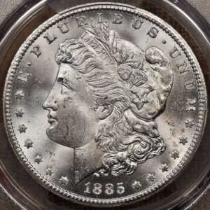 1885-CC Morgan Dollar, PCGS MS64 CAC
